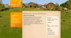 Desktop Screenshot of biohof-geist.ch